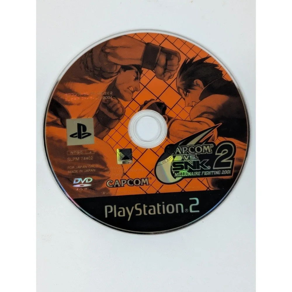 Capcom Vs SNK 2 Millionaire Fighting 2001 PS2 PlayStation 2 Video Game Disc Only